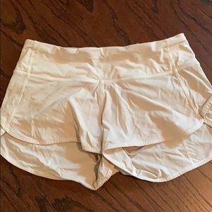 Lululemon white shorts